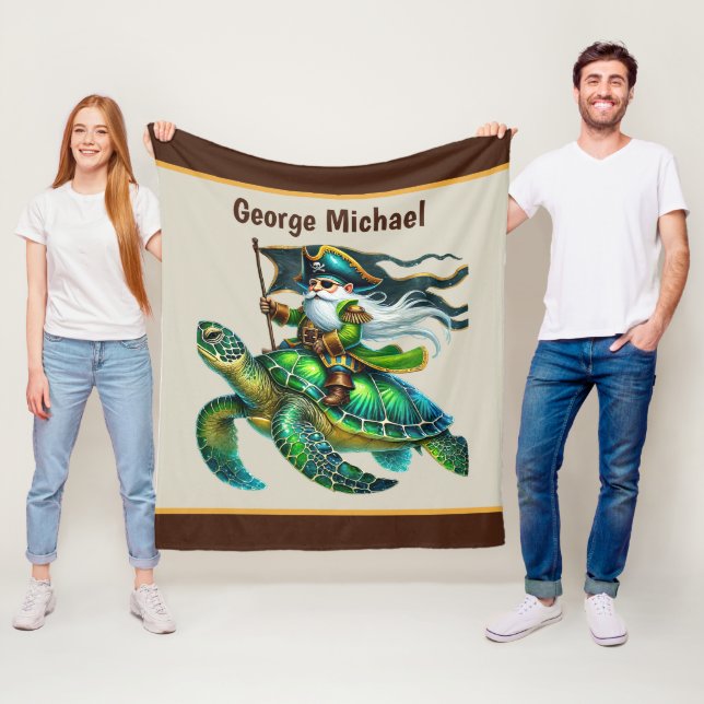 Cobertor De Velo Legal rapazes amantes piratas adicionam nome (In Situ)