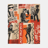 legal safra de poster de jazz com trompete