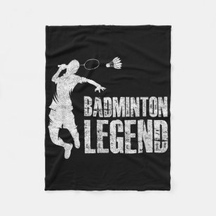 Cobertor De Velo Legenda de Badminton _ Shuttle Racket _ Toque de B