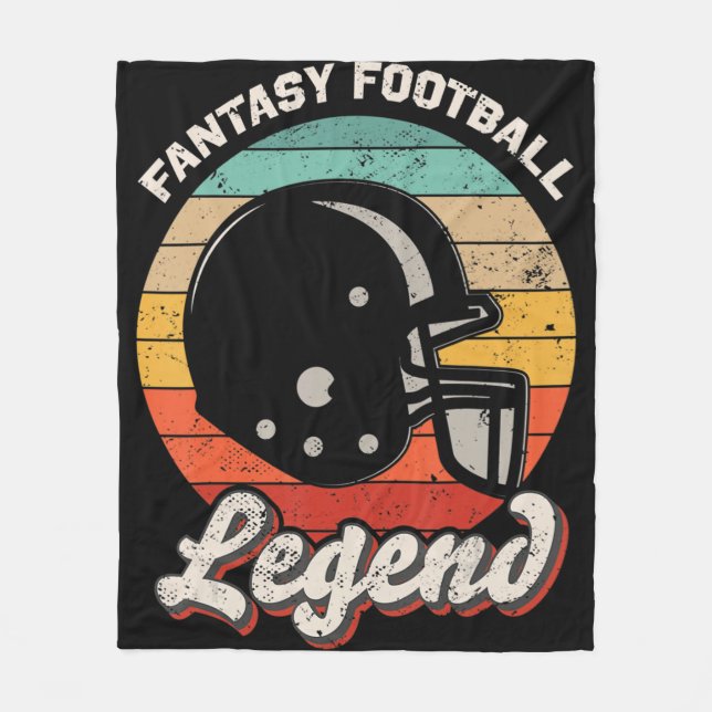 Cobertor De Velo Legenda de futebol fantasia (Frente)
