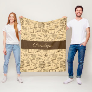Cobertor De Velo Leitura personalizada de livros