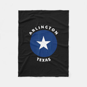 Cobertor De Velo Lembrança de Viagem de Arlington Texas Tx no Centr