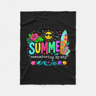 Cobertor De Velo Lembrando divertido verão por que pausa inspirador