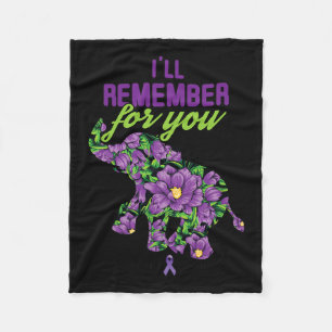 Cobertor De Velo Lembre-se Por Você Conscientização Alzheimerheimer