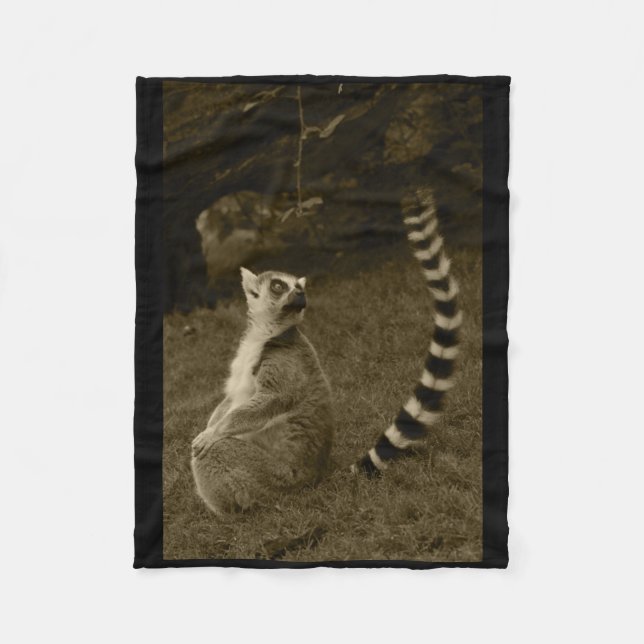 Cobertor De Velo Lemur Tail Valencia Tint Vinheta Vertical (Frente)