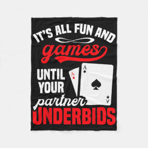Cobertor De Velo Lenda do Torneio de Bridge Cartas Trump Bridg
