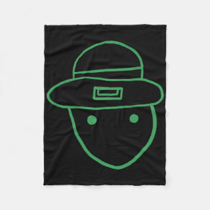 Cobertor De Velo Lendário Leprechaun Amador Desenho Meme Irlandês S