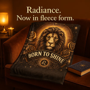 Cobertor De Velo Leo Zodiac Fleece Blanket - Nascer ao Brilho