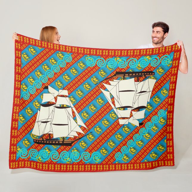 Cobertor De Velo Leões de navegação (In Situ)