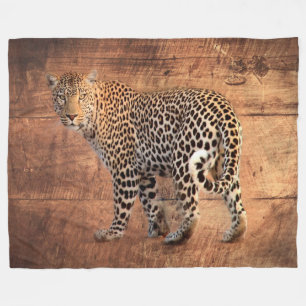 Cobertor De Velo Leopardo