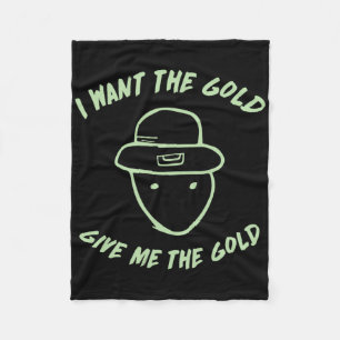 Cobertor De Velo Leprechaun Esboço Amador Meme Irlandês Engraçado S