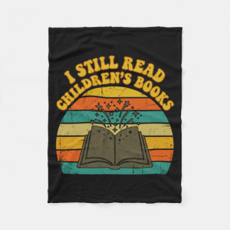 Cobertor De Velo Ler livros infantis homens engraçados vintage retr
