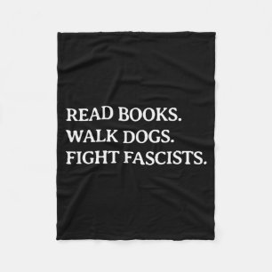 Cobertor De Velo Ler Livros Passear Cachorros Combater Fascistas -