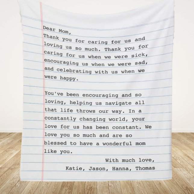 Cobertor De Velo Letra de Amor Personalizada Escrita (Criador carregado)