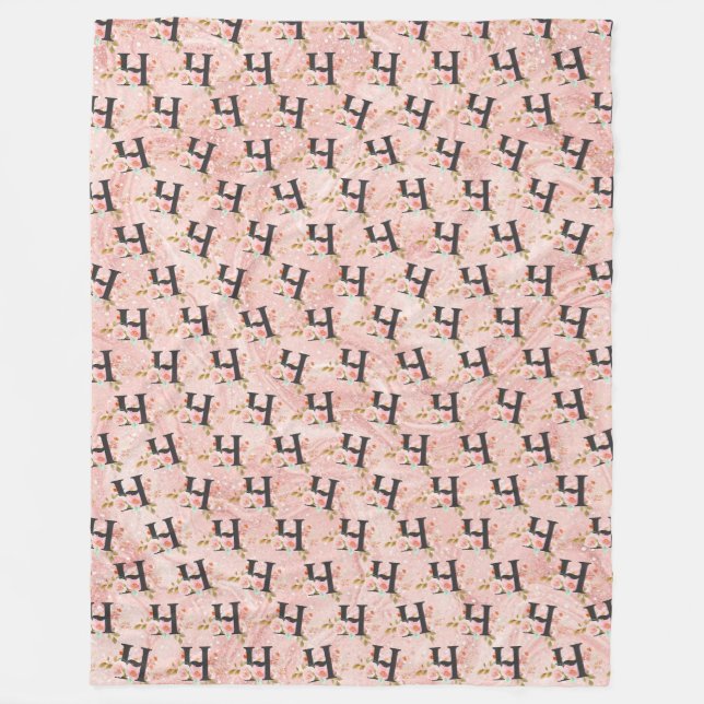 Cobertor De Velo Letra H (Frente)