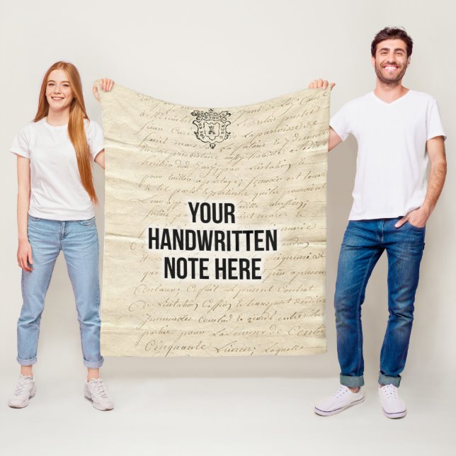 Cobertor De Velo Letra Manuscrita Personalizada em Nome Sentimental (In Situ)