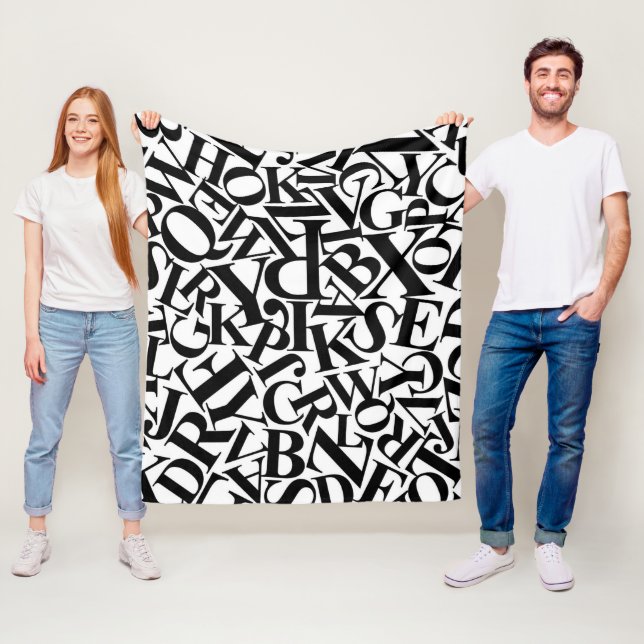 Cobertor De Velo Letras alfabéticas (In Situ)