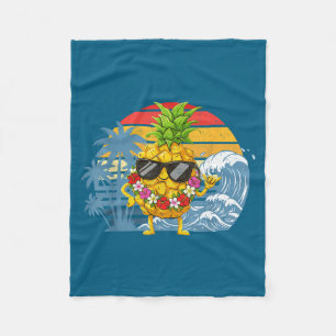 Cobertor De Velo Letreiro de abacaxi havaiano Aloha Havaí Meme Shak