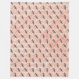 Cobertor De Velo Letter A