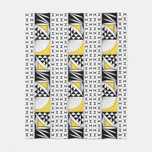 Cobertor De Velo Levantamento nativo sudoeste em amarelo