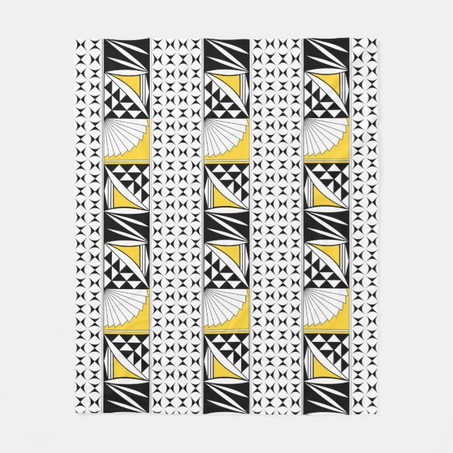 Cobertor De Velo Levantamento nativo sudoeste em amarelo (Frente)