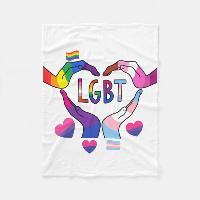 Cobertor De Velo LGBT Flece Blanket (Frente)