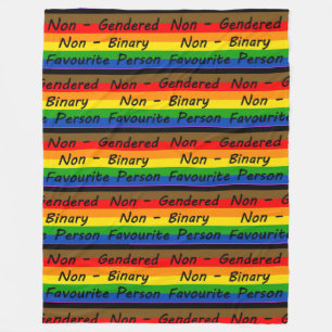 Cobertor De Velo LGBTQ+ Folheto de Peça Favorita