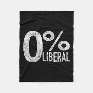 Cobertor De Velo Liberal Democrata Zero Percent Liberal Pro Trump
