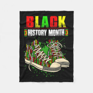Cobertor De Velo Liberdade Melanina Preto Orgulhoso África Sapatos
