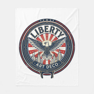 Cobertor De Velo Liberty Aviator Patriótico Patriótico Aviação Vint