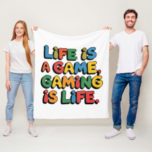 Cobertor De Velo LiFE é um JOGO é VIDA