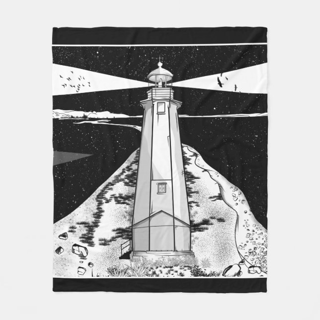 Cobertor De Velo Lifhthouse Nelson Nova Zelândia (Frente)