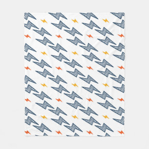Cobertor De Velo Lightning Bolts Doodle Seamless Flash