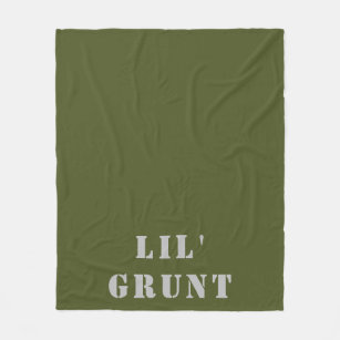 Cobertor De Velo Lil' Grunt Militar
