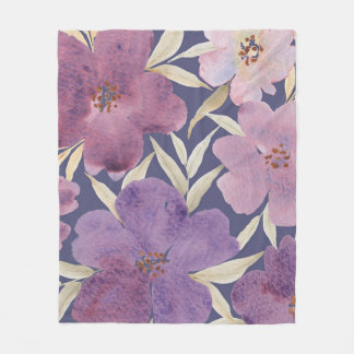 Cobertor De Velo Lilacs on watercolor violet background