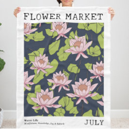 Cobertor De Velo Lily Lotus Julho Birmanês