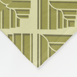 Cobertor De Velo Limão Dourado Padrão Folha Quadrado