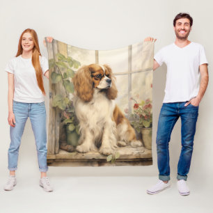 Cobertor De Velo Linda Cavalier Spaniel