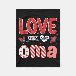 Cobertor De Velo Linda Eu Amo Ser Chamado Oma Ladybug Feliz Valenti