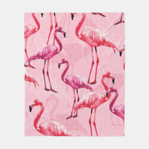 Cobertor De Velo Linda Flamingo Bird Pink Sem Olho Illiu