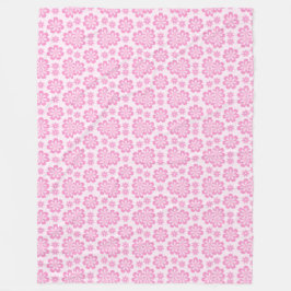 Cobertor De Velo Linda floração rosa