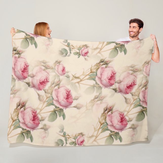 Cobertor De Velo Linda Vintage Floral (In Situ)