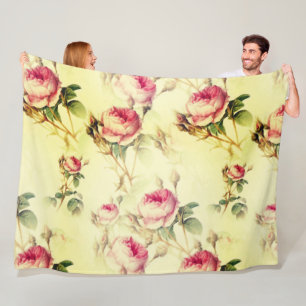 Cobertor De Velo Linda Vintage Floral