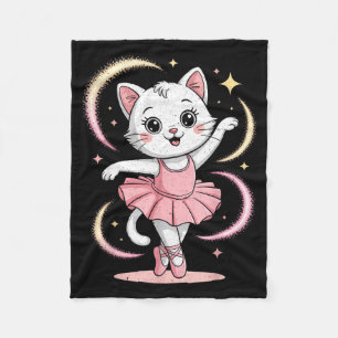 Cobertor De Velo Lindos Gatos de Crianças Tutu de Ballet Dança Ball