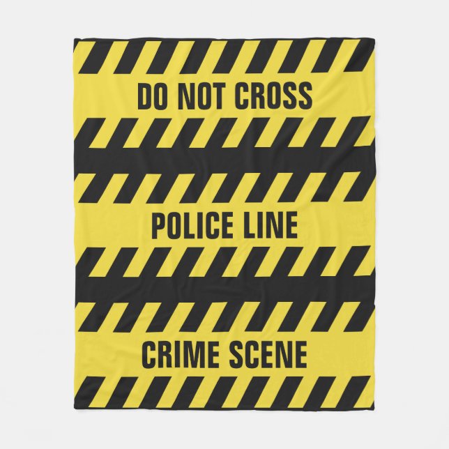 Cobertor De Velo Linha de polícia cobertura feita sob encomenda do (Frente)