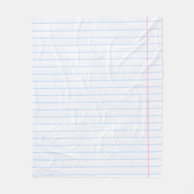 Cobertor De Velo Linhas de textura de papel para notebooks (Frente)