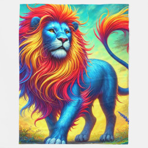 Cobertor De Velo Lion Art
