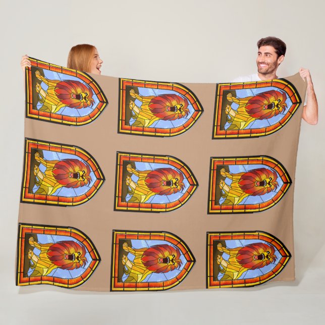 Cobertor De Velo Lion de vidro retido (In Situ)