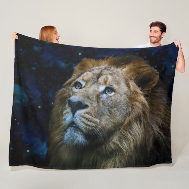 Cobertor De Velo Lion Fleece Blanket (In Situ)
