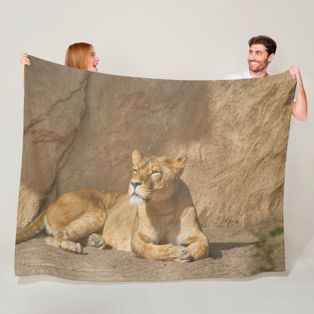 Cobertor De Velo Lion Fleece Blanket (In Situ)